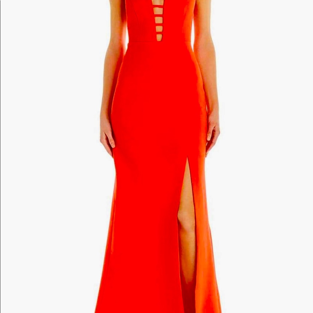 Strappy Caged Gown